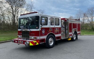 Recent delivery by HME Ahrens-Fox dealer Emergency Equipment Sales & Service, LLC of this very nice HME 1871 SFO MFDxl to Red Hill Volunteer Fire Company in Pennsylvania